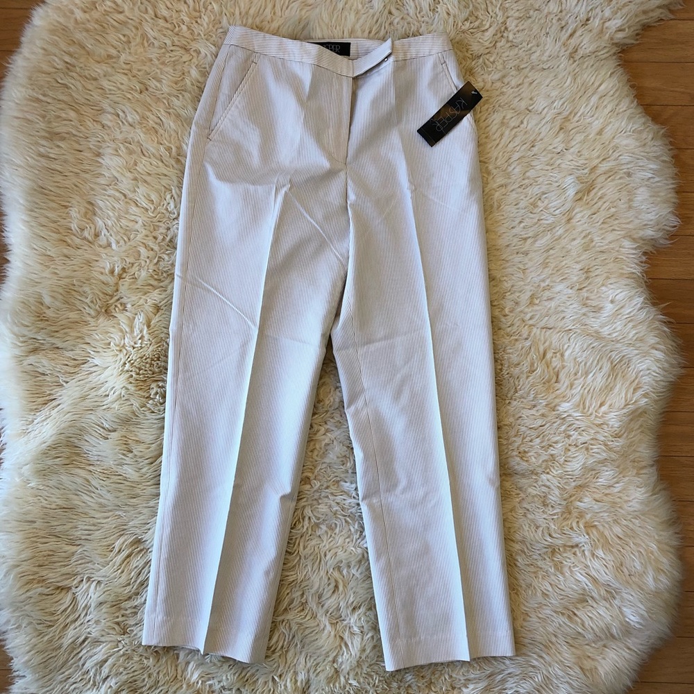 Kasper searsucker like pants - New With Tags